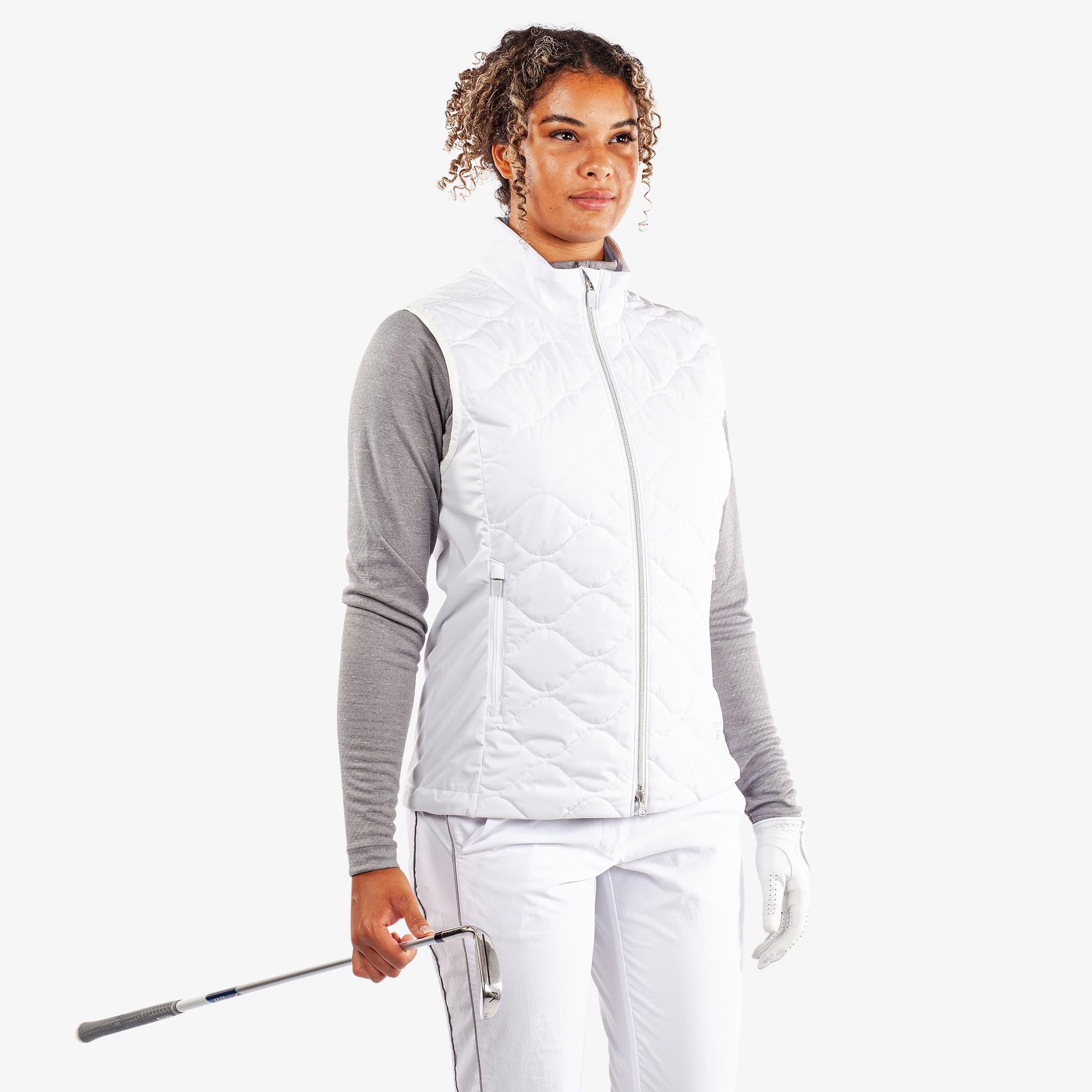 Galvin Green Lucille Interface-1 Ladies Golf Windstopper Vest White